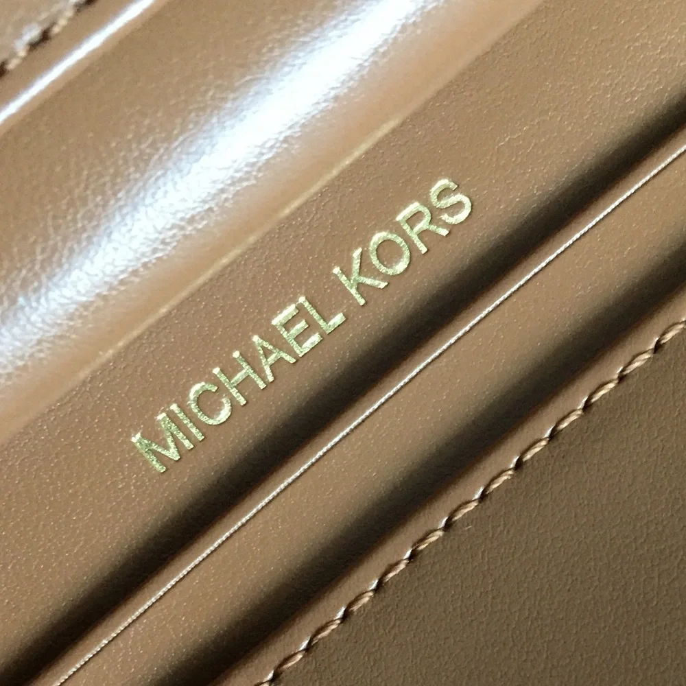 Michael Kors Brown Acorn Compact Wallet